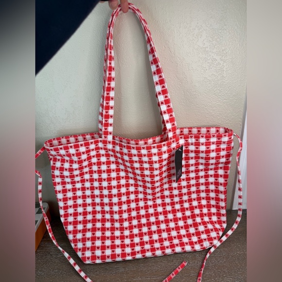 wild fable Handbags - Wild Fable Gigham Tote/Bag NWT